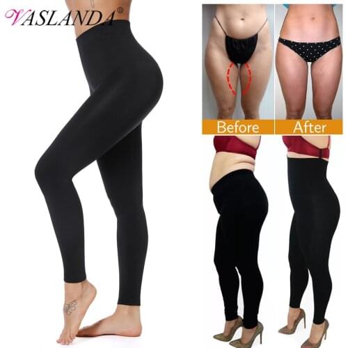 Leggings Women Slimming Pants High Waisted Jeggings Tummy Control Panties Seamless Leggins Shaping Pants Waist Trainer Trousers