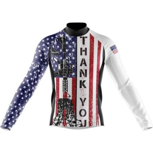 United States mens cycling jersey, quick-drying, long-sleeved road bike, cycling jersey, spring and autumn, a variety of styles