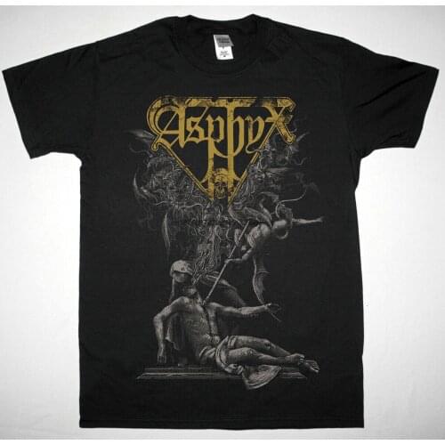 ASPHYX DEATH ACROSS THE WEST DEATH METAL DEAT DOOM NEW BLACK T-SHIRT