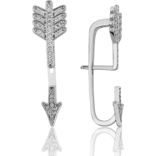 Original 925 Sterling Silver Love Arrow , Earring , Quality products , Flashy Designs , Hundreds of kinds of earrings