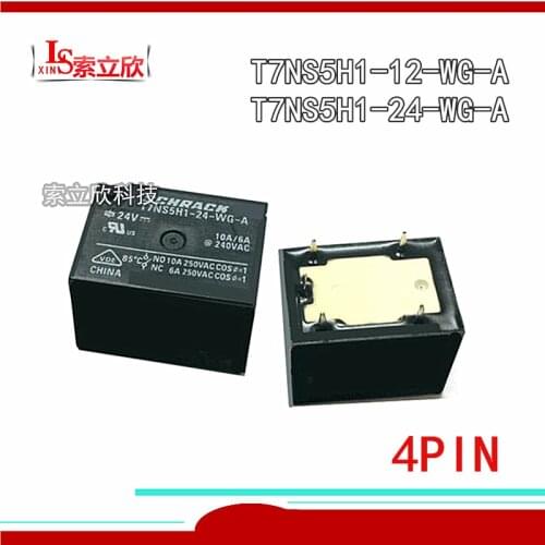 5PCS/LOT original New Relay T7NS5H1-24-WG-A 24VDC T7NS5H1-12-WG-A 12VDC T7NS5H1 24 WG A T7NS5H1 12 WG A 5PIN 10A 240VAC
