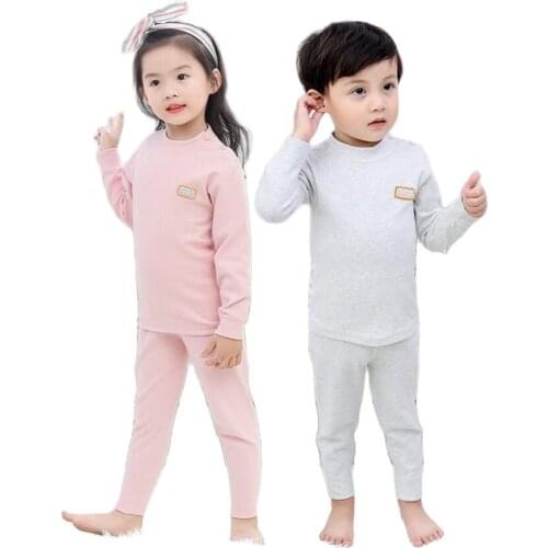 Baby girl pyjamas boys pajamas kids spring-winter breathable fleece soft warm sleepwear children homewear comfortable paddy sets