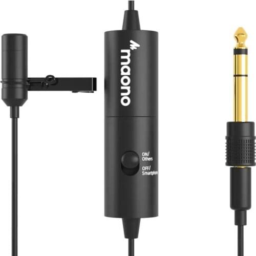 Professional Rechargeable Lapel Microphone Condenser Interview Microphone For Phone Computer or Camera