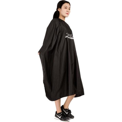 Recommend Professional Hair Cape For Hair Styling Waterproof 100% Polyester Hairdressing Cape Barber Salon Hair Cutting Gown O-9