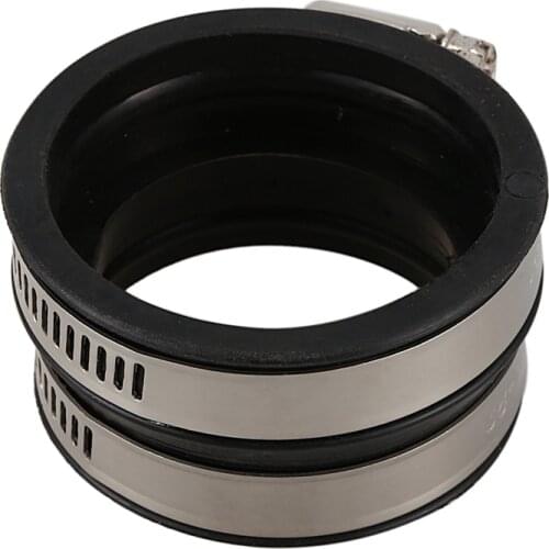 Rubber Carburetor Boot Flange W/Clamps Fits Can-Am for Bombardier Ds 650 2000-2007