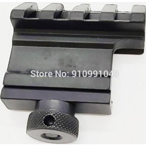 45 Degree Angle Offset Holder to 20mm Picatinny Weaver Rail Gun Laser/Flashlight Base Adapter scope mount
