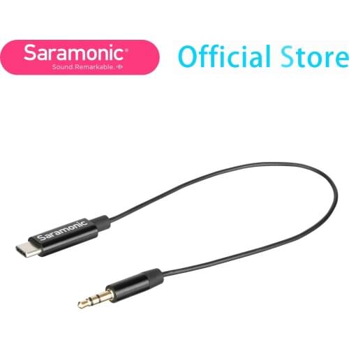 Saramonic SR-C2001 3.5MM TRS to USB Type-C Audio Adapter for Type-c connector devices for recording mono and stereo audio