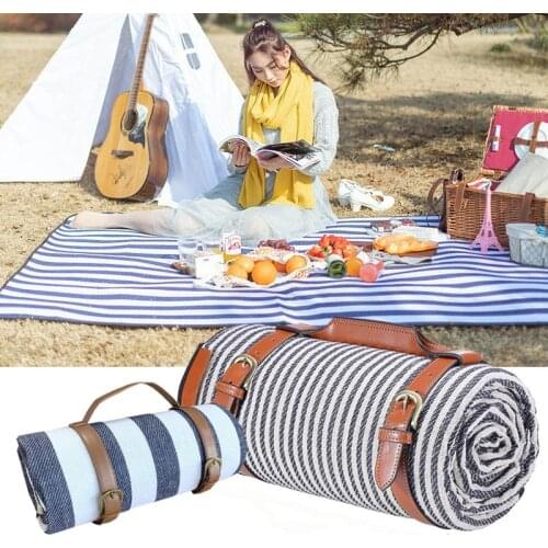 Outdoor Camping Mat Folding Picnic Blanket Outdoor Mattress Camping Waterproof Picnic Mat Blanket Thicken Plaid Foldable