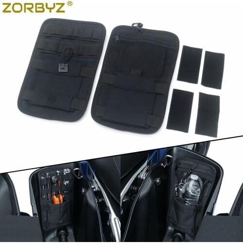 ZORBYZ Motorcycle Saddlebag Organizer Hard Bags Storage Case For Harley Softail Dyna Touring Road King Street Electra Glide