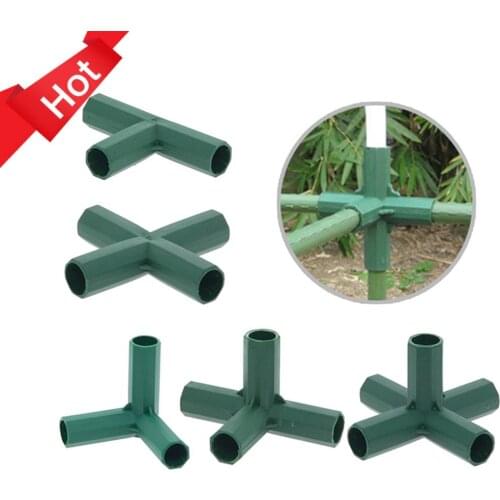 16MM PVC Fitting Stable Support Heavy Duty Greenhouse Frame Building Connector Right Angle 3 4 5-way Connector Garden Tool