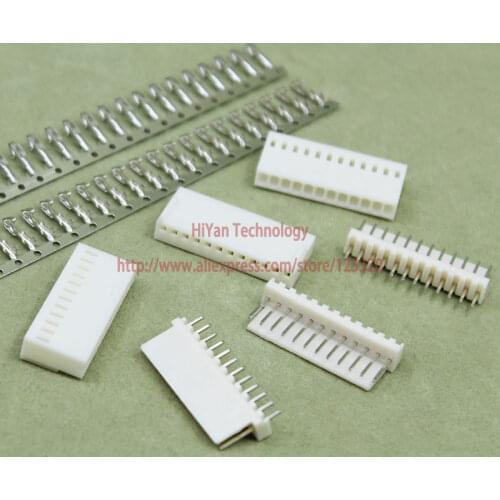 50sets/lot) connector KF2510 2510 12Pin Pitch:2.54MM/0.1inch 180 Degree Pin Header + Terminal + Housing KF2510-12P