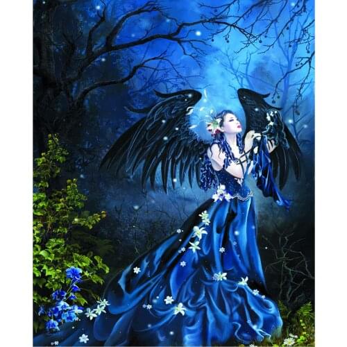 5D DIY square/round Diamond Painting Pretty angel Cross Stitch Diamond Embroidery Pattern Rhinestone Home Decor J1292