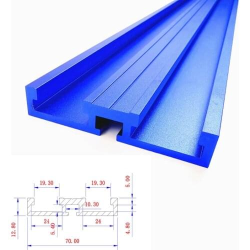 600-1200mm Type 70 Miter Track T-track Stop Sliding Brackets T-Slot Aluminium Profile Woodworking workbench DIY Accessories