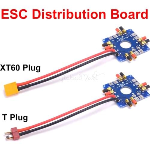 MultiCopter Multi-Tri Copter Power Battery ESC Connection Board Distribution Board XT60 / T Plug for F450 250 280 FPV RC Drone