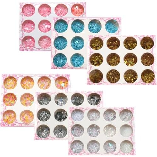 David accessories 28*13mm 12pcs/set Heart Star Sequins Paillette DIY Sewing Craft Wedding Decoration Garment Shoe Caps,1Yc8296