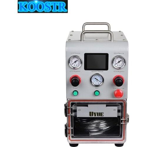 UYUE X1 OCA Vacuum Laminating Machine LCD Touch Screen Repair For Samsung Edge iPhone Screen Refurbish Repair Need External Pump