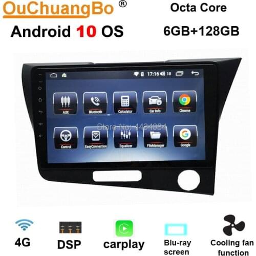Ouchuangbo car gps recorder radio for Honda CR-Z 2011-2015 RHD support 8 core DSP carplay split screen android 10.0 OS 6GB+128GB