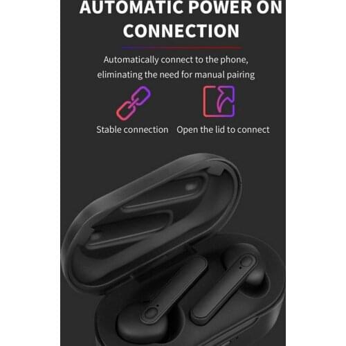 Wireless Earphones Bluetooth-compatible 5.0 Stereo Waterproof Mini TWS Headsets With 2000mAh Power Bank Binaural for HD Call