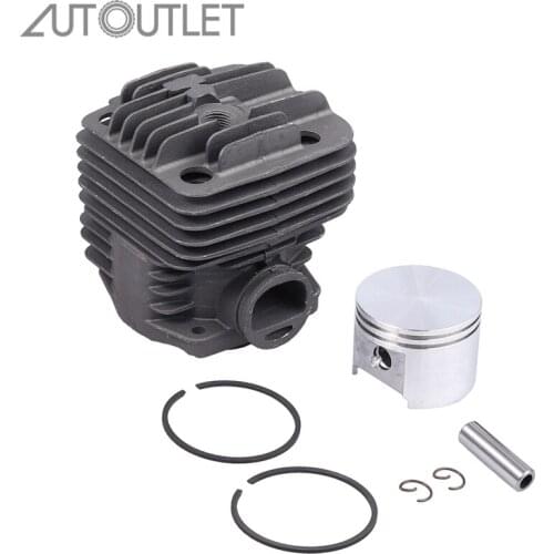 AUTOUTLET Nikasil Coated Pot Cylinder Liner And Piston Rings Fits Stihl TS400 Cut Off Saw Cylinder Piston With Piston Pin