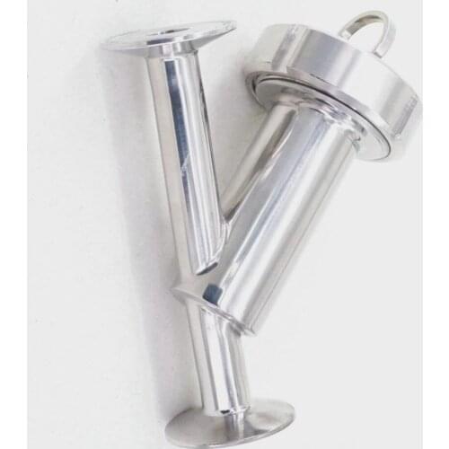 Fit 19mm Pipe OD x 1.5" Tri Clamp SUS304 Stainless Steel Sanitary Y Type Strainer Filter Home Brew Wine