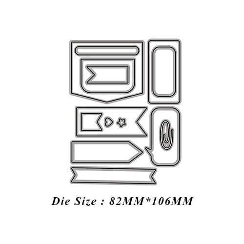 JMCRAFT 2021 New Shirt Bow Tie Metal Cutting Dies Scrapbook Mold Cutting Mold DIY Card Crafts Handmade