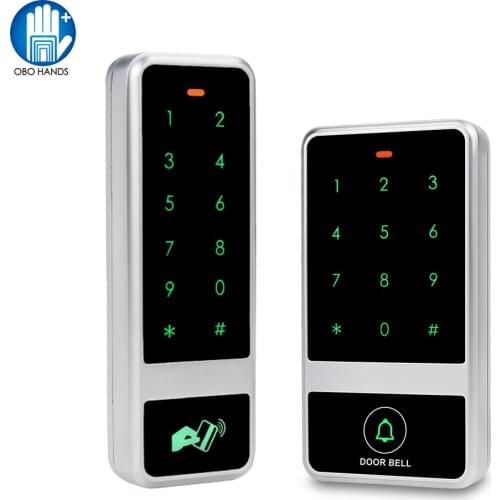Metal RFID 125KHz Access Control Keypad 3000 Users with Touch Screen Panel for Security Access Control System +10Key
