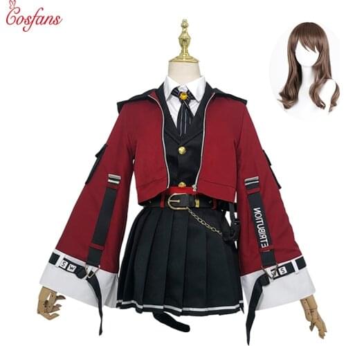 New Game Arknights! SkyFire TEXAS Cosplay Costume Women Cute Dress Halloween Carnival Uniforms Full Set and wig free delivery