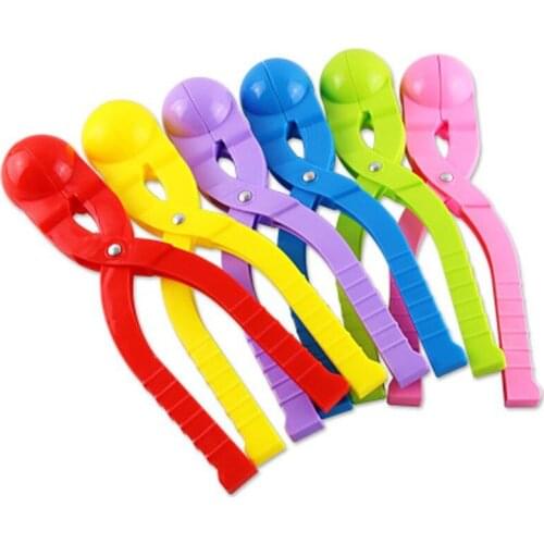 Winter Outdoor Plastic Thickened Snow Clip Safety Kids Sand Snow Ball Mold Sleet Artifact Outdoor Fun Sports Toys Outdoor Tools