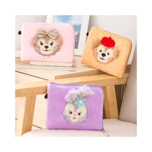 Disney Duffy StellaLou Gelatoni Anime Plush Coin Purse Cartoon Money Bag Card Key Storage Purses Unisex Birthday Gifts