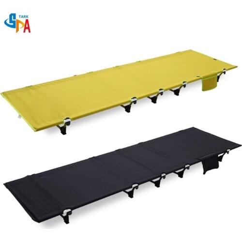 Foldable Camping Cot for Outdoor Camp Hiking Bed Portable Office Single Bed Aluminum Alloy Frame Ultralight Folding Cot Rest Bed Hiking bed camping travel bed office single bed lunch break folding folding bed