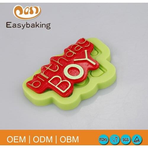 Silicone mold Fondant Cake Decorating Tools chocolate mold 3d soap molds Boy birthday silicone molds for cake
