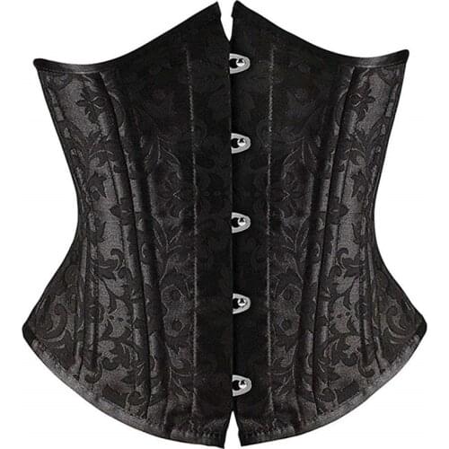 Sexy Lingerie Slimming Belt Waist Trainer Gothic Underbust Corset And Waist Cincher Steampunk Bustiers Top Workout Body Shaper