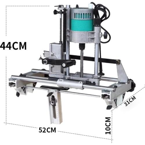 Wooden door lock hole opener slotting machine wooden door keyhole tool woodworking machinery portable mortise machine door lock