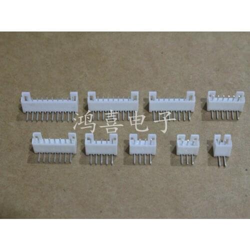 WZSM New PH2.0 connectors Curved needle socket 2pin 3pin 4pin 5pin 6pin 7pin 15Pin