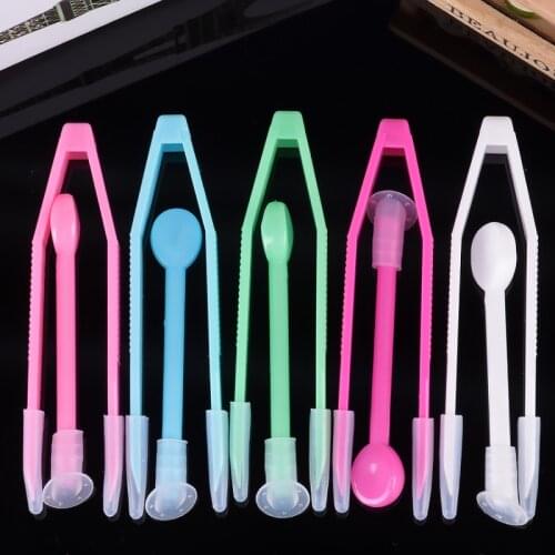 10PCS/LOT Colorful Clamps Travel Contact Lens Inserter Remover Special Silica Gel Tweezers Suction Cups Stick For Accessories
