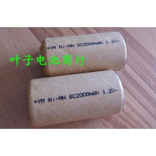 10PCS Nickel-metal hydride battery SC2000 battery No. 3 SC2000mAh1.2V 22*42