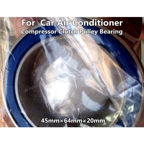 45*64*20mm Air Conditioner A/C Compressor Clutch Pulley Bearing DF0957 ACB45640020 4609-1AC2RS For Car Double row