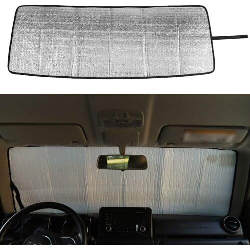 Car SunShade Front Windshield Sun Shade for Suzuki Jimny 2019 2020 Aluminum Foil Folding Car Interior Accessories
