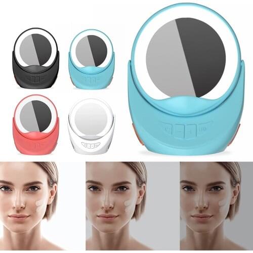 Wireless Speaker Bluetooth -compatible with Codeless Makeup LED Fill Light Mobile Phone Stand Integrated Mini Sound for Phone