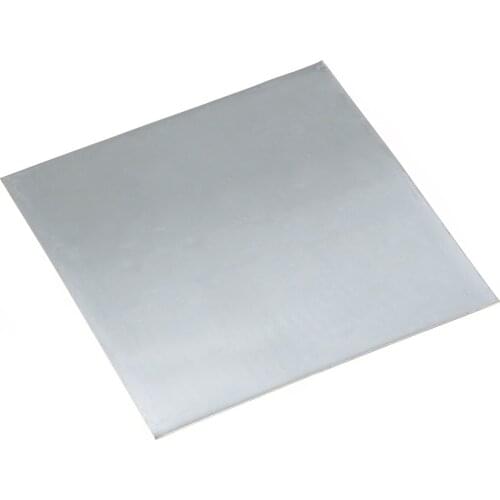 1Pcs Zinc Plate 99.9% Pure Zinc Zn Sheet Plate 100mmx100mmx0.2mm For Science Lab Accessories
