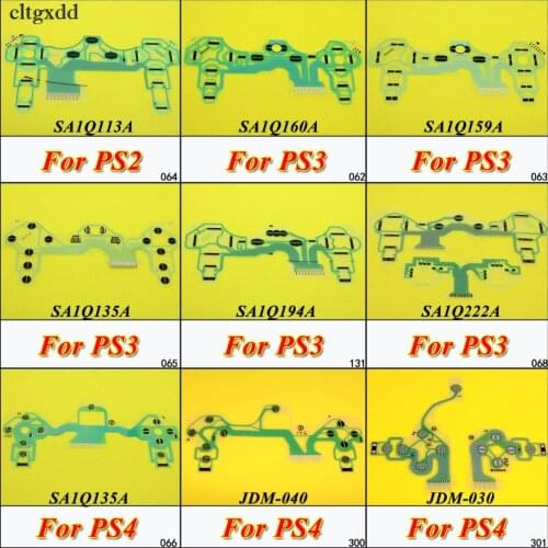Cltgxdd For PS2 PS3 PS4 SA1Q135A JDM-040 030 Controller Conductive Film Buttons Flex Cable for PS4 Slim/Pro Joystick Repair Part