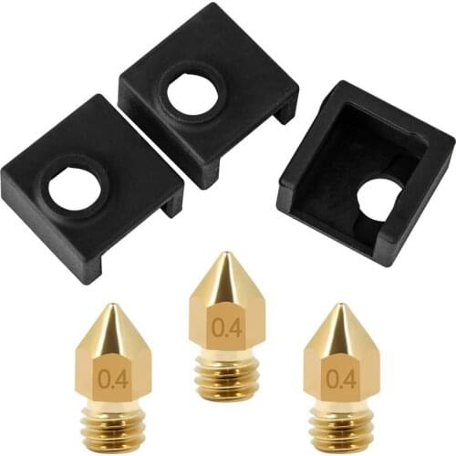 Creality 3D Printer Heater Block Silicone Cover MK7/MK8/MK9 Hotend for Ender 3, Ender 3 Pro, CR-10,10S,S4,S5 ANET A8 and Extrude