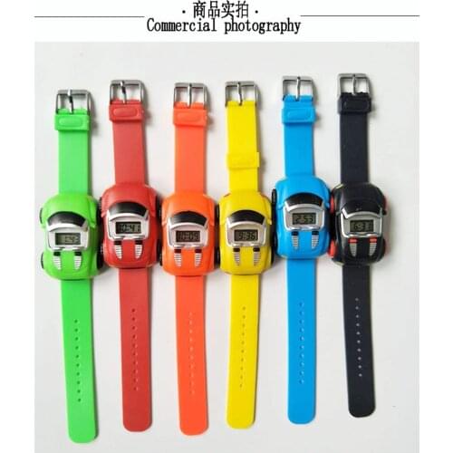 Children Digital Watch New Cartoon Detachable Car Toy Silicone Electronic Kids Watch Birthday Gifts for Boys Girls Child Clock