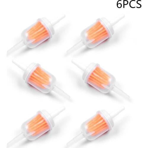 Machines Filter Fuel Filters inline Plastic Gas filters 6Pcs Small In-Line