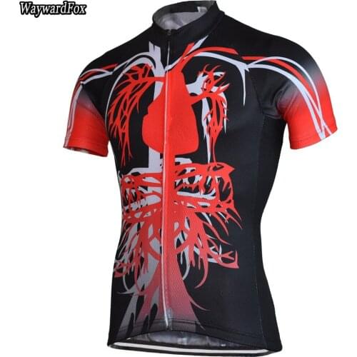 NEW 2017 skull Bike Team Cycling Jersey Breathable Customized Jiashuo