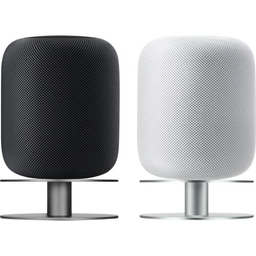 Aluminum Alloy Speaker Stand For HomePod/HomePod Mini Mounting Bracket Base With Non-Slip Silicone Pad Desktop Holder Accessory