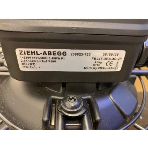 German brand fan FB045-4 ea. 4 c. 2 p dedicated fan 230 v refrigeration equipment of air conditioning system