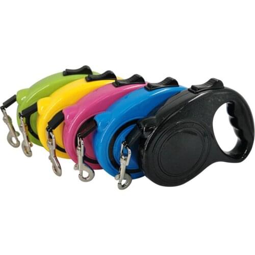 3M 5M 20KG Dogs Retractable Dog Leash Flexible Automatic Extending Walking Lead Rope Traction for Small Medium Dog