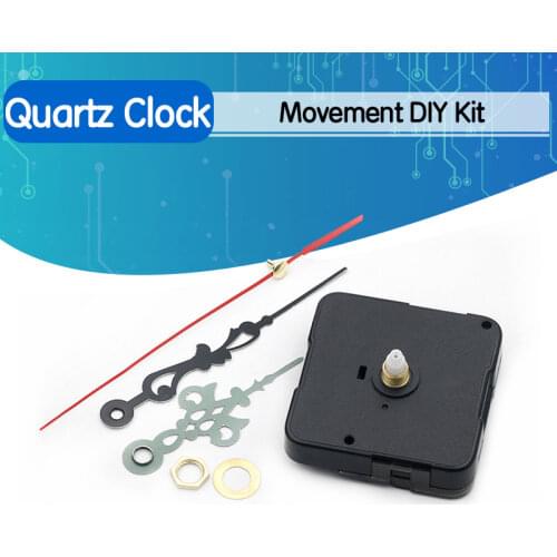 Professional And Practical Quartz Wall Clock Movement Mechanism DIY Repair Tool Parts Kit with Red Hands