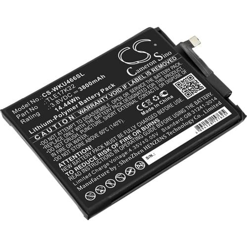 Cameron Sino Mobile SmartPhone Replacement Li-Polymer Battery 3800mAh For TLE17K22 Apple P4661AN, U Feel Go Free Tools